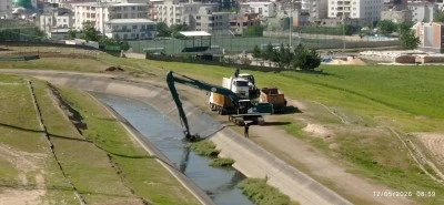 Batman&rsquo;da kanal temizliği yapılıyor