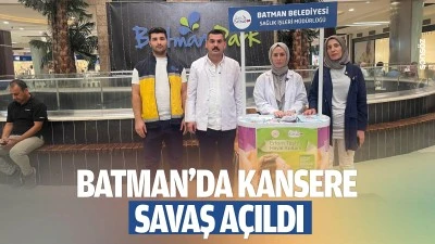 Batman&rsquo;da kansere savaş a&ccedil;ıldı