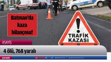 Batman&rsquo;da kaza bilan&ccedil;osu!