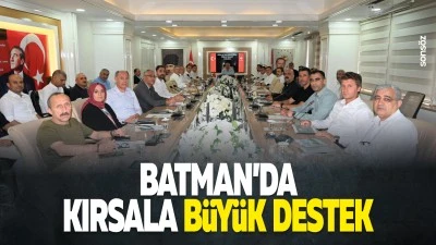 Batman&rsquo;da kırsala b&uuml;y&uuml;k destek