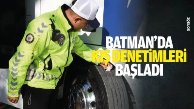 Batman&rsquo;da kış denetimleri başladı