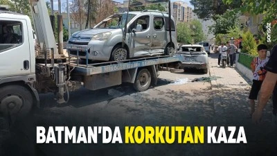 Batman&rsquo;da korkutan kaza
