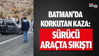 Batman&rsquo;da korkutan kaza