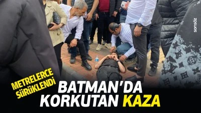 Batman&rsquo;da korkutan kaza