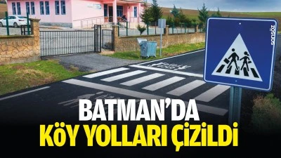 Batman&rsquo;da k&ouml;y yolları &ccedil;izildi
