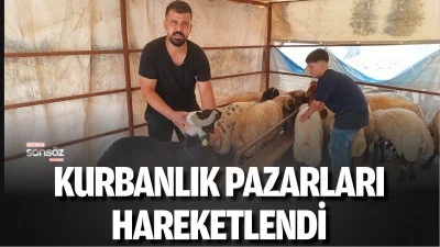 Batman&rsquo;da kurbanlık pazarları hareketlendi