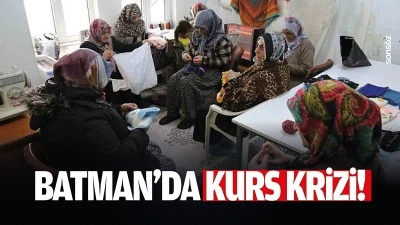 Batman&rsquo;da kurs krizi!
