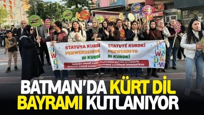 Batman&rsquo;da K&uuml;rt Dil Bayramı kutlanıyor