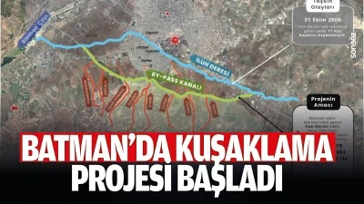 Batman&rsquo;da kuşaklama projesi başladı