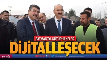 Batman&rsquo;da k&uuml;t&uuml;phaneler dijitalleşecek