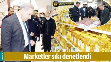 BATMAN'DA MARKETLER SIKI DENETLENDİ