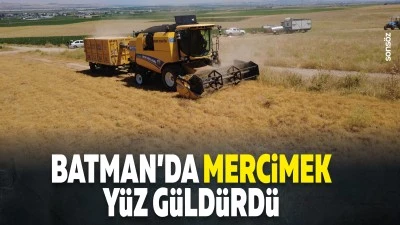 Batman'da mercimek y&uuml;z g&uuml;ld&uuml;rd&uuml;