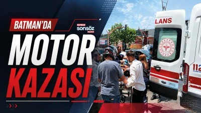 Batman'da motor kazası:2 yaralı
