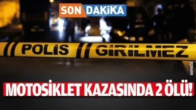 Batman'da motosiklet kazasında 2 &ouml;l&uuml;!