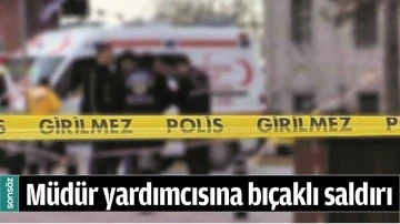 BATMAN'DA M&Uuml;D&Uuml;R YARDIMCISINA BI&Ccedil;AKLI SALDIRI