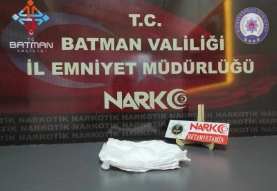 Batman&rsquo;da narko operasyonu: 90 gram metamfetamin ele ge&ccedil;irildi