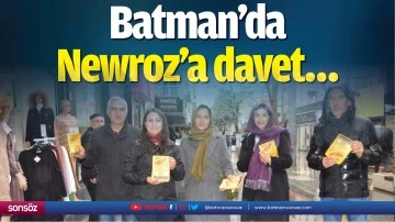 Batman'da Newroz’a davet…