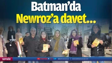 Batman'da Newroz&rsquo;a davet&hellip;