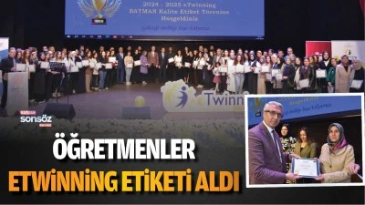 Batman&rsquo;da &ouml;ğretmenler eTwinning etiketi aldı