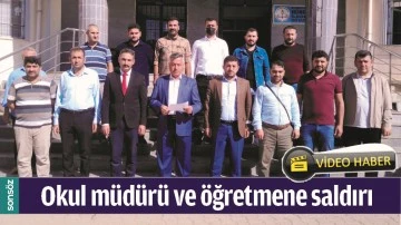 BATMAN'DA OKUL M&Uuml;D&Uuml;R&Uuml; VE &Ouml;ĞRETMENE SALDIRI