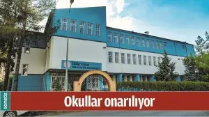 BATMAN'DA OKULLAR ONARILIYOR