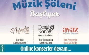 BATMAN'DA ONLİNE KONSERLER DEVAM&hellip;