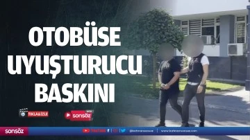 Batman'da otob&uuml;se uyuşturucu baskını