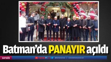 Batman&rsquo;da panayır a&ccedil;ıldı