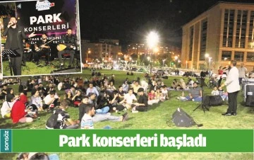 BATMAN'DA PARK KONSERLERİ BAŞLADI