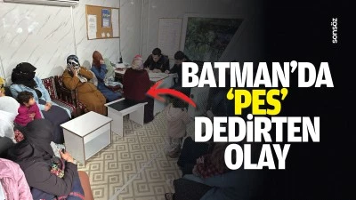 Batman&rsquo;da &lsquo;Pes&rsquo; dedirten olay