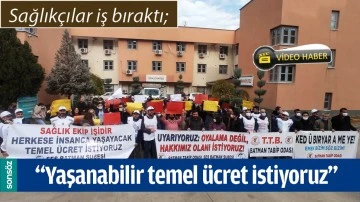 BATMAN&rsquo;DA SAĞLIK&Ccedil;ILAR İŞ BIRAKTI