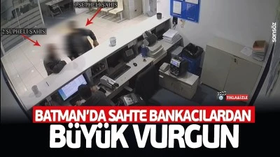 Batman&rsquo;da sahte bankacılardan b&uuml;y&uuml;k vurgun