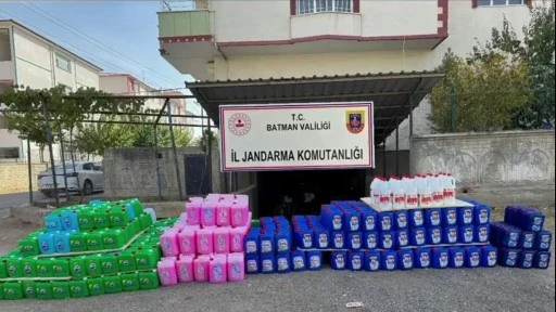 Batman&rsquo;da sahte deterjan operasyonu