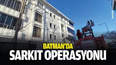 Batman&rsquo;da sarkıt operasyonu