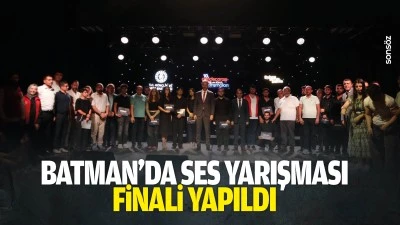 Batman&rsquo;da ses yarışması finali yapıldı