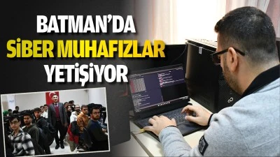 Batman&rsquo;da siber muhafızlar yetişiyor