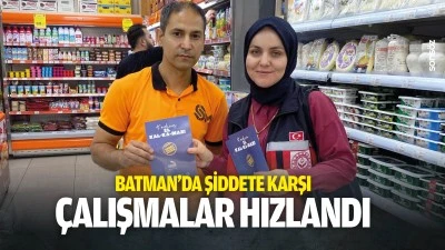 Batman&rsquo;da şiddete karşı &ccedil;alışmalar hızlandı