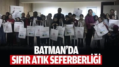Batman&rsquo;da sıfır atık seferberliği