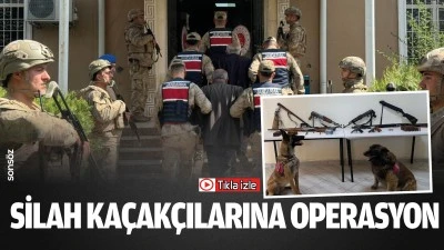 Batman&rsquo;da silah ka&ccedil;ak&ccedil;ılarına operasyon