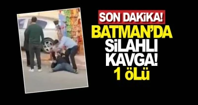 Batman&rsquo;da silahlı kavga! 1 &ouml;l&uuml;