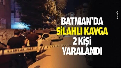 Batman&rsquo;da silahlı kavga: 2 kişi yaralandı