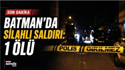 Batman'da Silahlı Saldırı: 1 &Ouml;l&uuml;