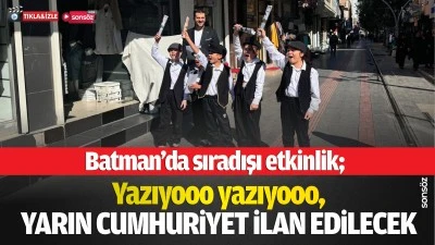 Batman&rsquo;da sıradışı etkinlik