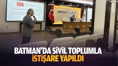 Batman&rsquo;da sivil toplumla istişare yapıldı