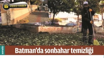 BATMAN&rsquo;DA SONBAHAR TEMİZLİĞİ