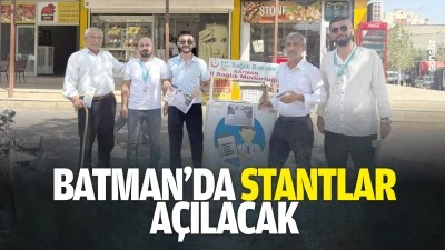 Batman&rsquo;da stantlar a&ccedil;ılacak