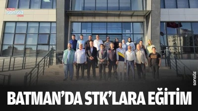 Batman&rsquo;da STK&rsquo;lara eğitim