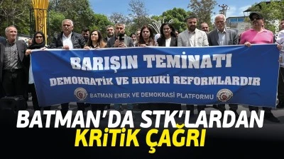 Batman&rsquo;da STK&rsquo;lardan kritik &ccedil;ağrı