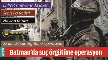 BATMAN'DA SU&Ccedil; &Ouml;RG&Uuml;T&Uuml;NE OPERASYON 