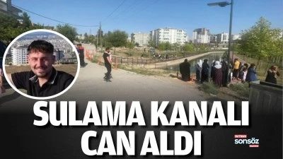 Batman'da sulama kanalı can aldı